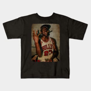 Michael Jordan Cigar #2 Kids T-Shirt